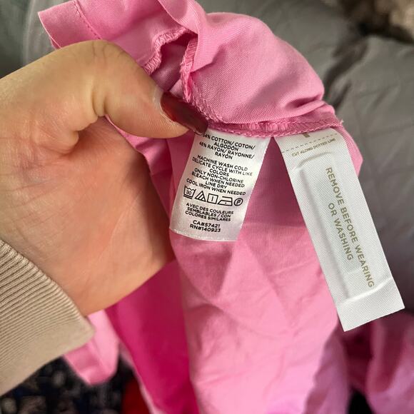 NWT Loft Pink Tiered Maxi Dress Sz LP Cottagecore Modest Preppy Cruise Vacation - Picture 8 of 9